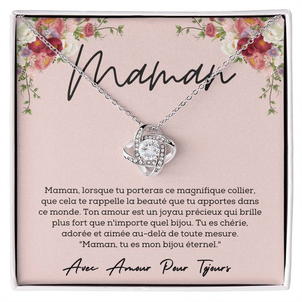 Cadeau Pour Fete des Meres - Collier Pour Maman - De Fille Ou Garcon