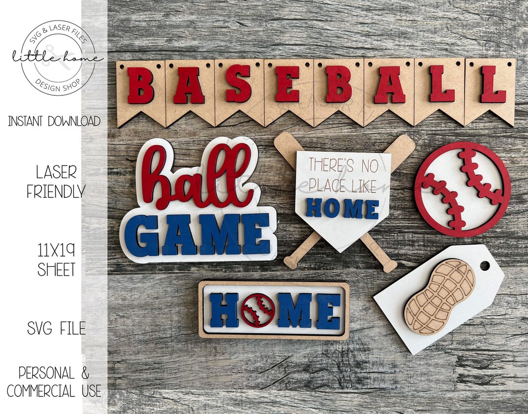 Remember When IntriCuts BASEBALL Laser Cut Accent Scrapbook Acid