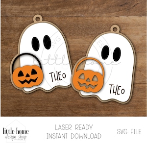 Geist-Korb-Tag-Svg, Halloween-Geist-Namensschild-Svg, Boo-Korb-Namensschild-Svg, Halloween-Korb-Tag-Svg-Datei, Halloween-Geist-Namensschild-Svg