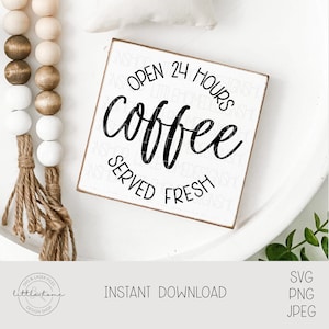 Coffee Bar Svg, Coffee Bar Decor Svg, Farmhouse Coffee Bar Svg, Easy Cut Files For Cricut