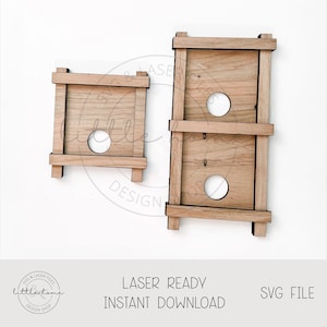 Interchangeable Leaning Ladder Svg, Leaning Sign File, Leaning Sign Insert Svg, Glowforge Ready Laser Files