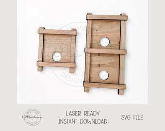 Interchangeable Leaning Ladder Svg, Leaning Sign File, Leaning Sign Insert Svg, Glowforge Ready Laser Files