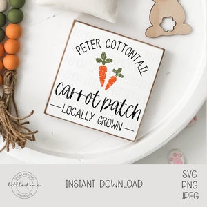 Carrot Patch Svg File, Peter Cottontail Carrot Patch Sign, Carrot Patch Svg, Farm Fresh Carrots Svg, Local Carrots Svg