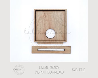 Interchangeable Shelf Sitter Svg, Shelf Sitter Laser File, Interchangeable Glowforge Laser Files