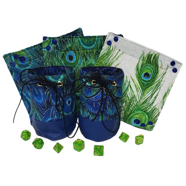 Peacock RPG Dice Set main image 0