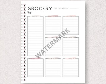 Grocery List