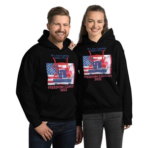 Freedom Convoy 2022, Canada USA, Support Canada Freedom Convoy  Unisex Hoodie