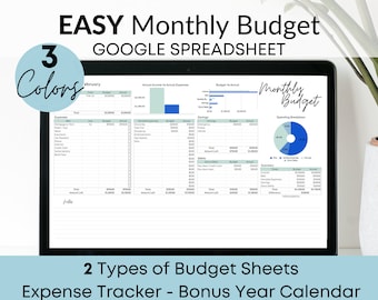 Google Spreadsheets-budgetsjabloon, maandelijks budget, eenvoudig budgetsjabloon, nulgebaseerd budget, budgetspreadsheet, financiële planner