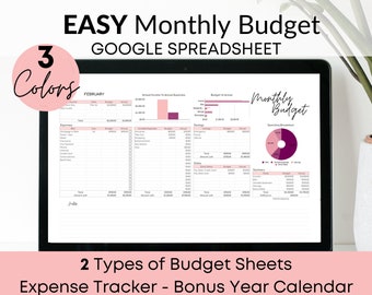 Google Spreadsheets-budgetsjabloon, maandelijks budget, eenvoudig budgetsjabloon, nulgebaseerd budget, budgetspreadsheet, financiële planner