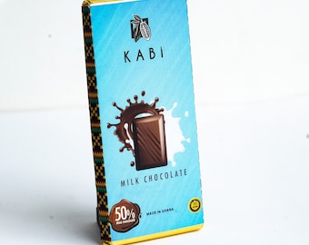 Pack of 3 50gms Custom Premium Kabi Chocolates Made in Ghana, Chocolate Favors, Chocolate Gift, Gourmet Chocolate, Chocolate Bars