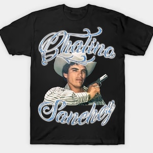 Chalino Sanchez Short Sleeve T-shirts Black Sizes S-3XL