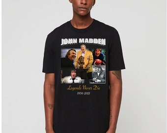 John Madden RIP Shirt Sizes S-3XL