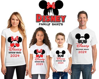 Disney Family T-shirts Matching Disney Shirts Unisex S-3XL White