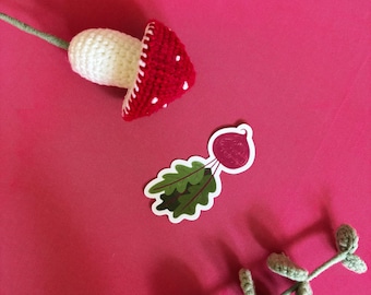 Beetroot vinyl sticker | Gardening enthusiasts | Laptop, diary, planner, water bottle, cell phone case