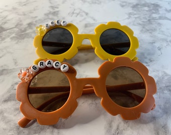 Flower Girl sunglasses Proposal, Flower Girl Gift, custom sunglasses with name for child