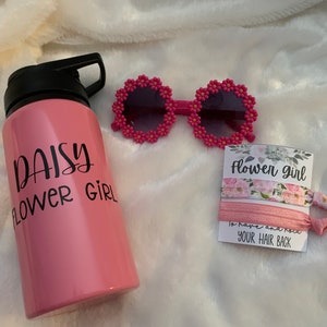 Flower Girl Water Bottle and glasses, Will You Be My Flower Girl Proposal, Flower Girl Tumbler, Flower Girl Gift