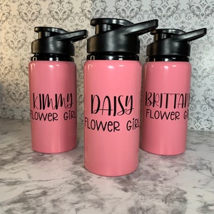 Flower Girl Water Bottle, Will You Be My Flower Girl Proposal, Flower Girl Tumbler, Flower Girl Gift, Ring Bearer Gift