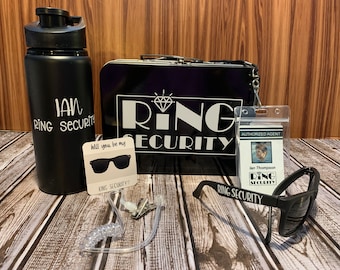 Ring Security Set, Complete Ring Bearer Kit, Ring Security Proposal