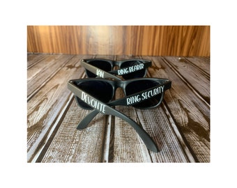Gafas de sol de seguridad personalizadas para anillos: propuesta para portadores de anillos infantiles