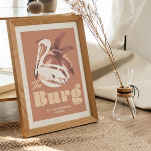 The Burg Art Print | Boho Art Print | Sentiment Wall Art | Digital Art | Wall Art Print