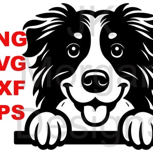 Australian Shepherd SVG späht Aussie PNG Clipart Hund Mama kommerzielle Nutzung Aussie Papa geschnitten Datei