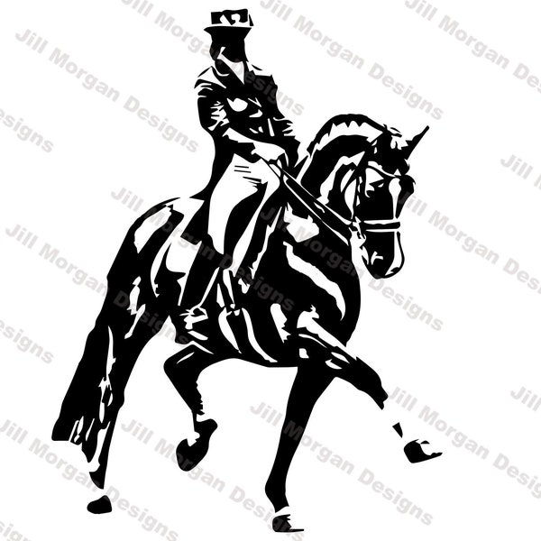 Dressage Extended Trot SVG / DXF / EPS  /png Digital Download