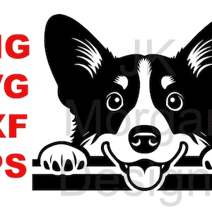Corgis SVG PNG Clipart Hund Mama kommerzielle Nutzung späht Hund Papa geschnitten Datei DXF eps Corgis Mama Corgis Papa