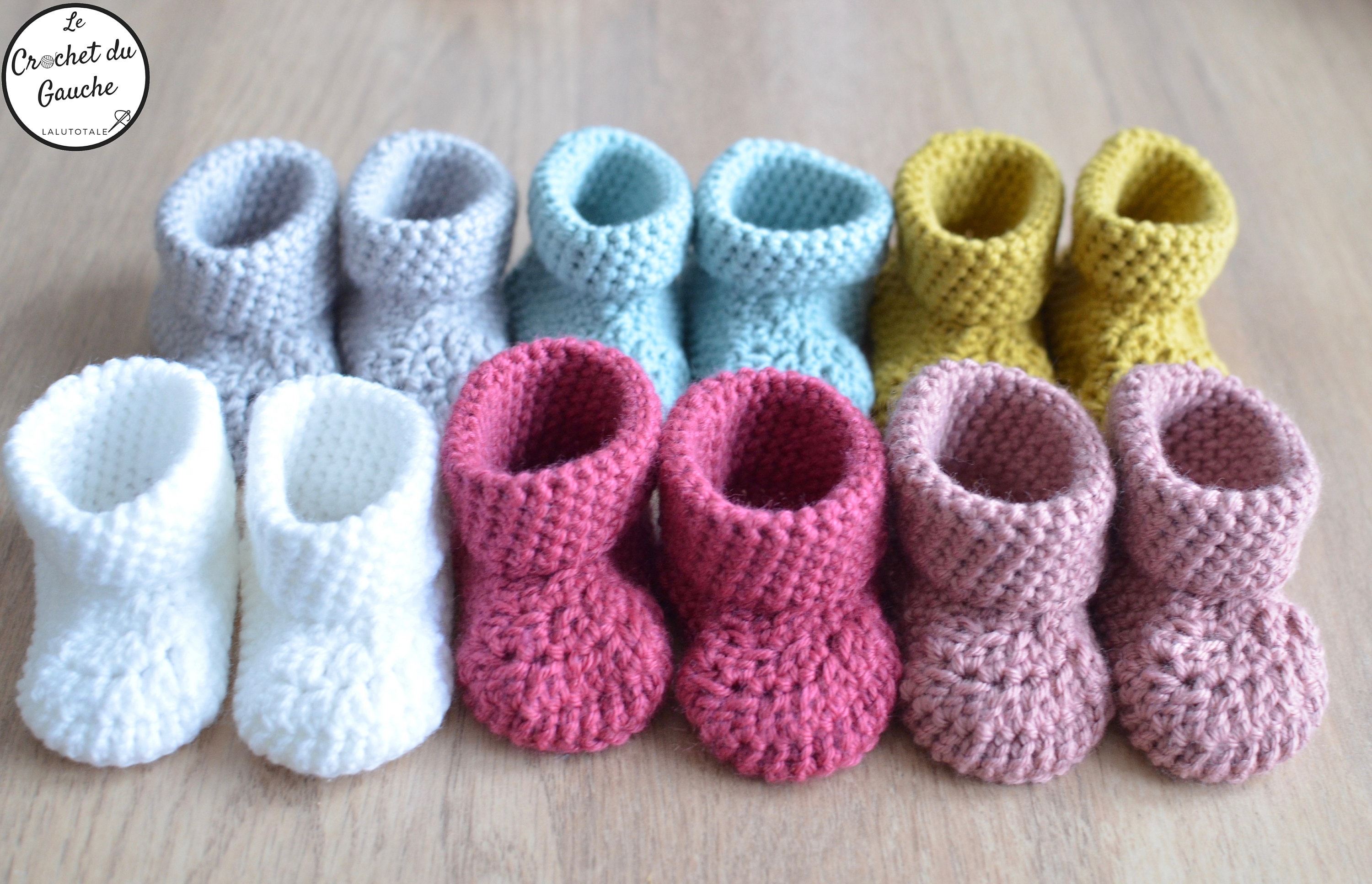 Crochet Chaussons Bebe Etsy France Crochet Chaussons Bebe Etsy France