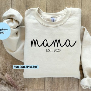 MAMA 2020 SVG| Mama Png | Mama Gift | Gift for Mama | Mama Shirt | Mother&#39;s Day | Pregnancy Announcement, Baby Shower Gift, Gift for Her