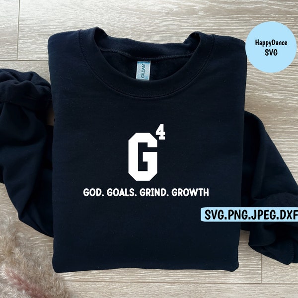 God Goals Grind Growth SVG | Small Business | Scripture | Religious svg, jpeg, dxf, png file formats | Girl Boss | Small Business | Strong