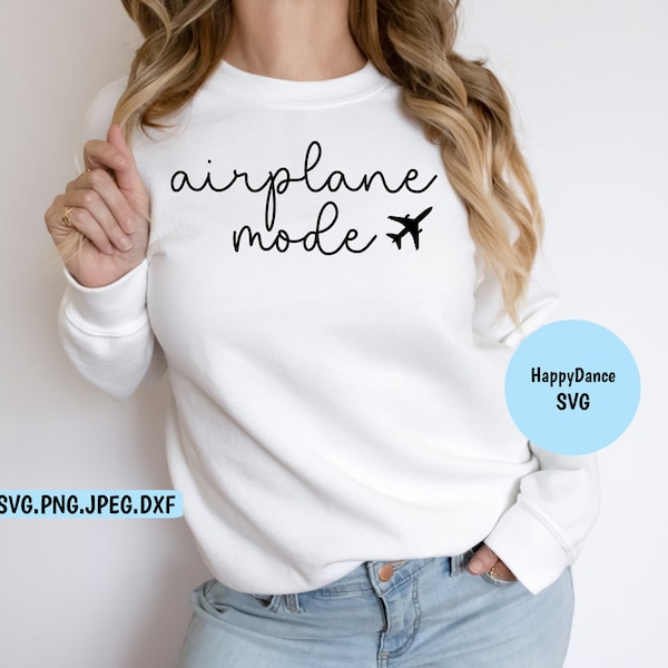 Airplane Mode SVG Digital Download-Includes svg, jpeg, dxf, and png file formats