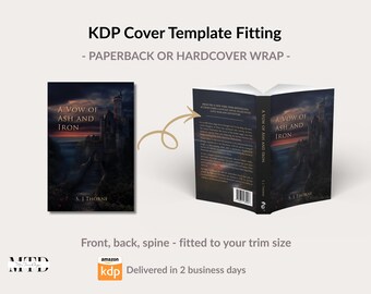 KDP Cover Formatting Service | Fix Rejected Files | Print Ready PDF for Paperback or Hardcover in 48H