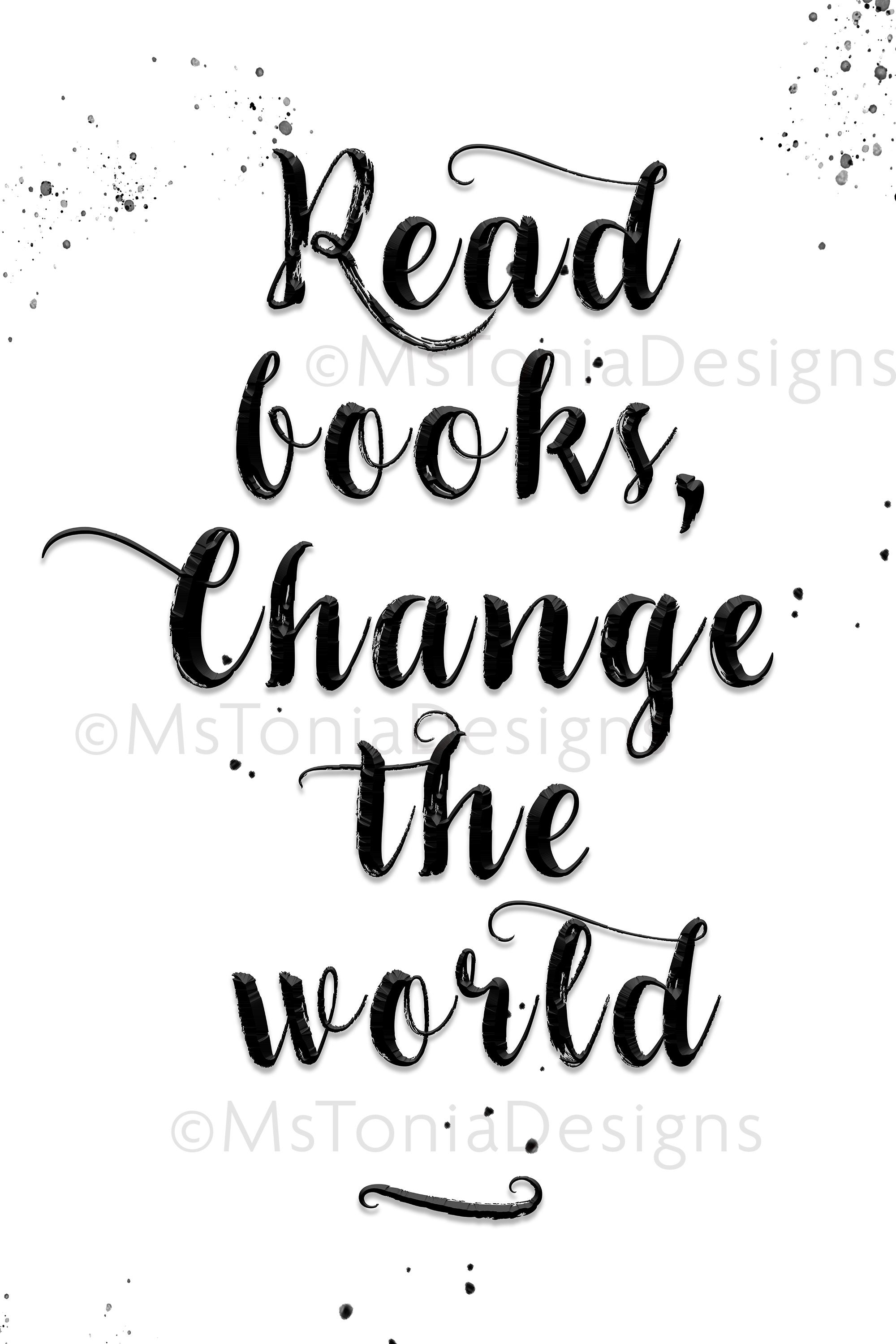 Wall Art Decor Printable Reading Quotes Book Quotes to Print for the Book Lover in Your Life - Etsy