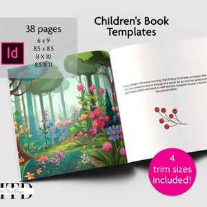 Offre groupée de livres pour enfants, modèle KDP d'intérieur InDesign, modèle KDP pour InDesign, modèle de livre modifiable, modèle de livre pour enfants InDesign