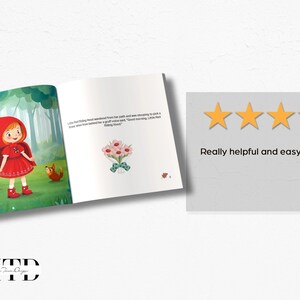 Plantilla de InDesign para libros infantiles – 8,5 x 8,5, Caperucita Roja (IDML e INDD) imagen 12