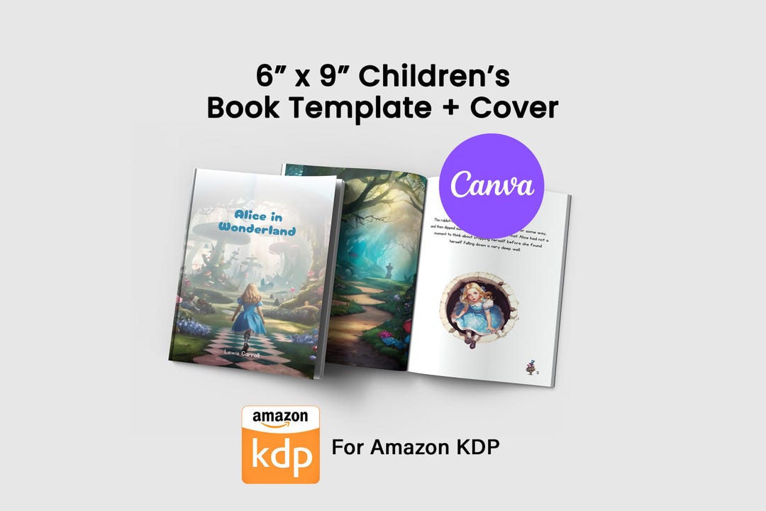 Canva Children's Book Template: 6x9 Template for Amazon KDP, 38 Pages ...