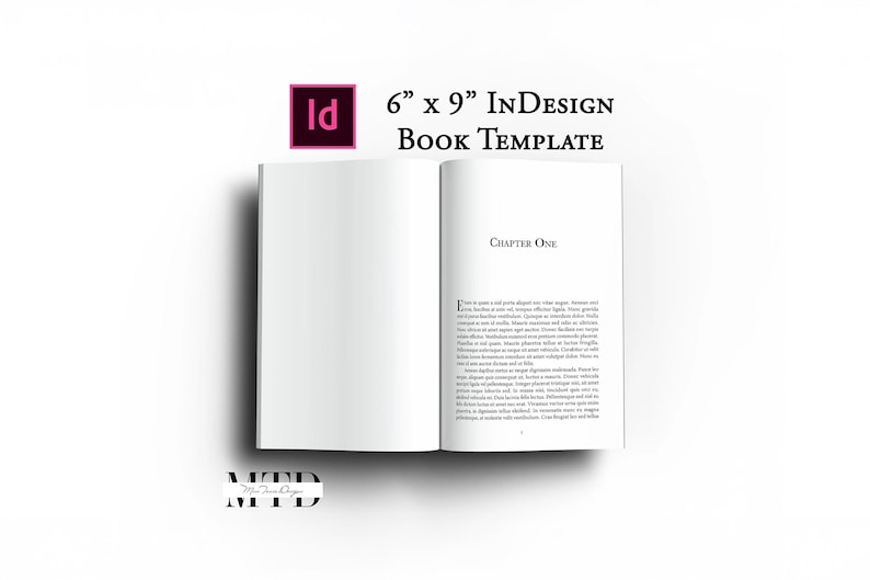 Classic Serif 6 x 9 Adobe InDesign Book Template for KDP and IngramSpark Novels image 1