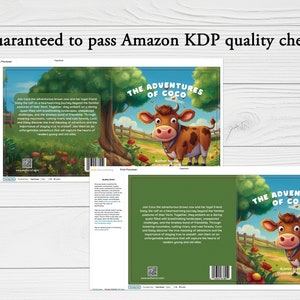 Livre pour enfants modèle Canva KDP, intérieur KDP Canva, modèle KDP pour Canva, modèle de livre modifiable, intérieur de livre pour enfants 8,5 x 8,5 image 5