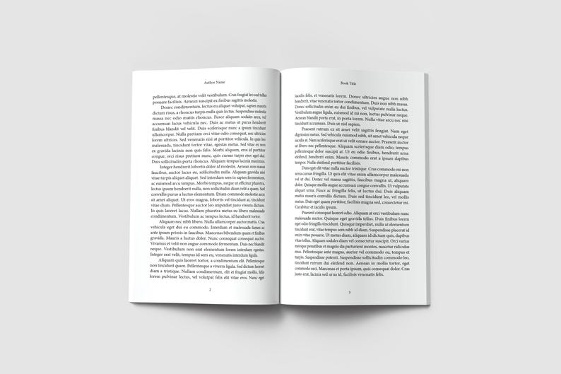 Professional Adobe Indesign Book Template: 6x9 Amazon KDP Interior With ...
