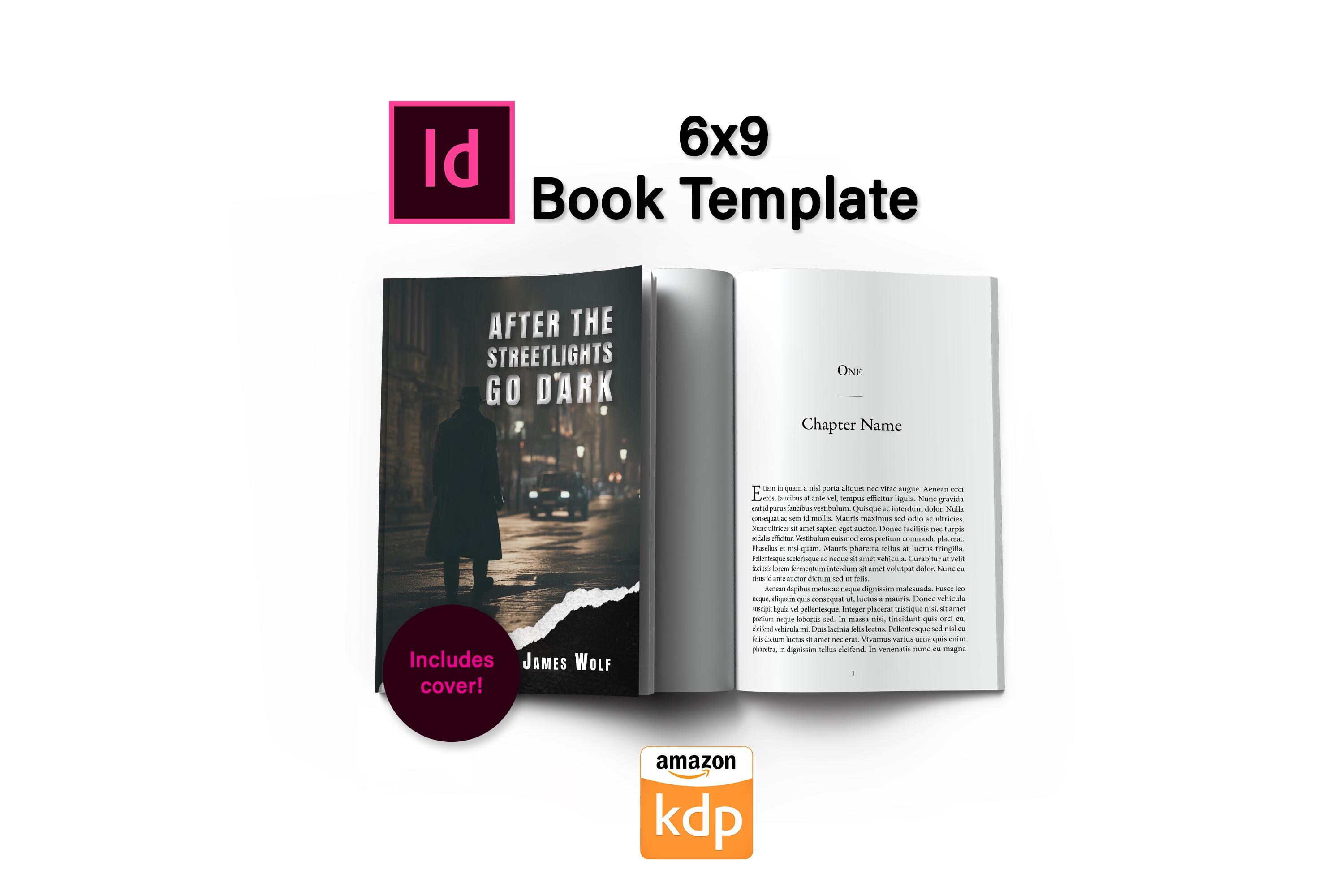 Professional Adobe Indesign Book Template: 6x9 Amazon KDP Interior With ...