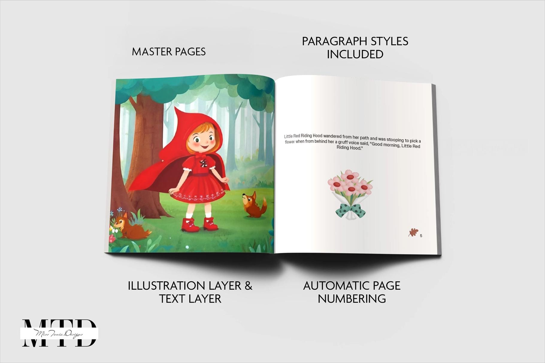 Adobe Indesign 8x10 Children’s Book Template — Professional Picture ...