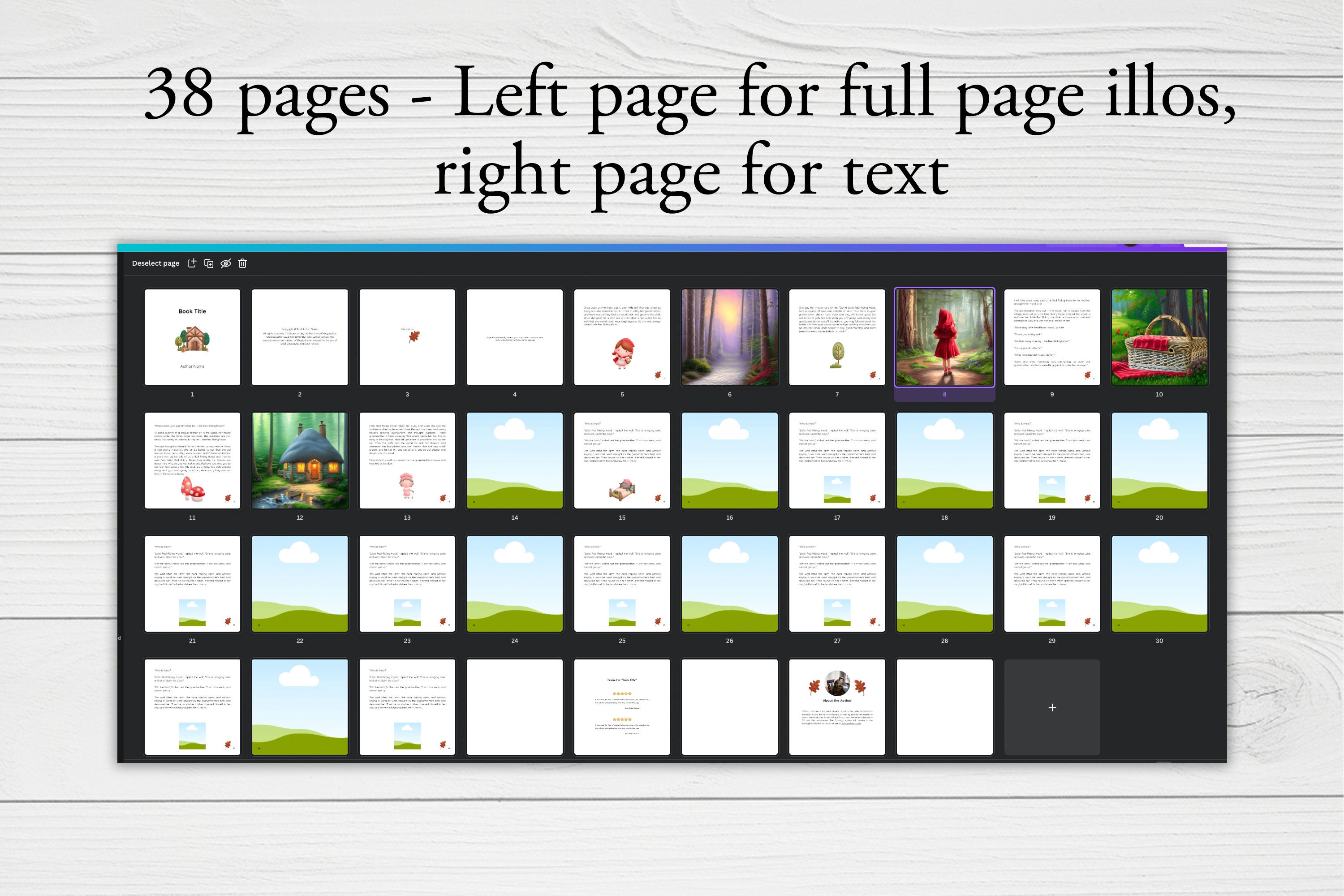 Canva Square Template Children's Book for Amazon KDP: Digital Download ...
