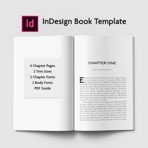 Indesign book interior template | KDP Book Template | InDesign KDP interior template | Modern Book | InDesign template novel formatting