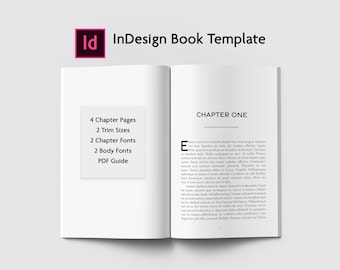 InDesign Book Interior Template | KDP Novel Formatting (Digital Download)