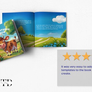 Canva Children’s Book Template — Editable 8.5x8.5 KDP Interior for ...