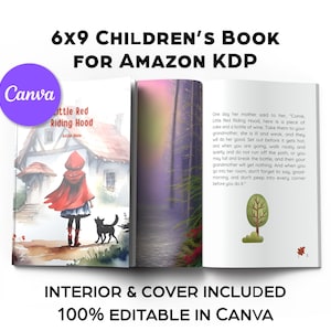Canva Children&#39;s Book Template: 38 Page Interior, 6x9 KDP Interior Template