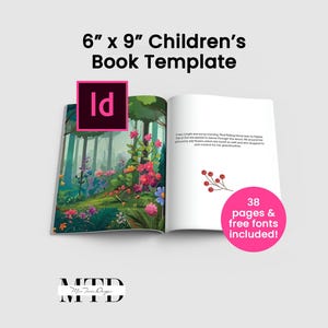 6 x 9 Children's Book Template, KDP Interior (Adobe InDesign)