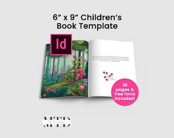 6 x 9 Children's Book Template, KDP Interior (Adobe InDesign)