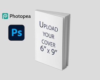 Modello di libro tascabile 6x9: modello PSD (download digitale)