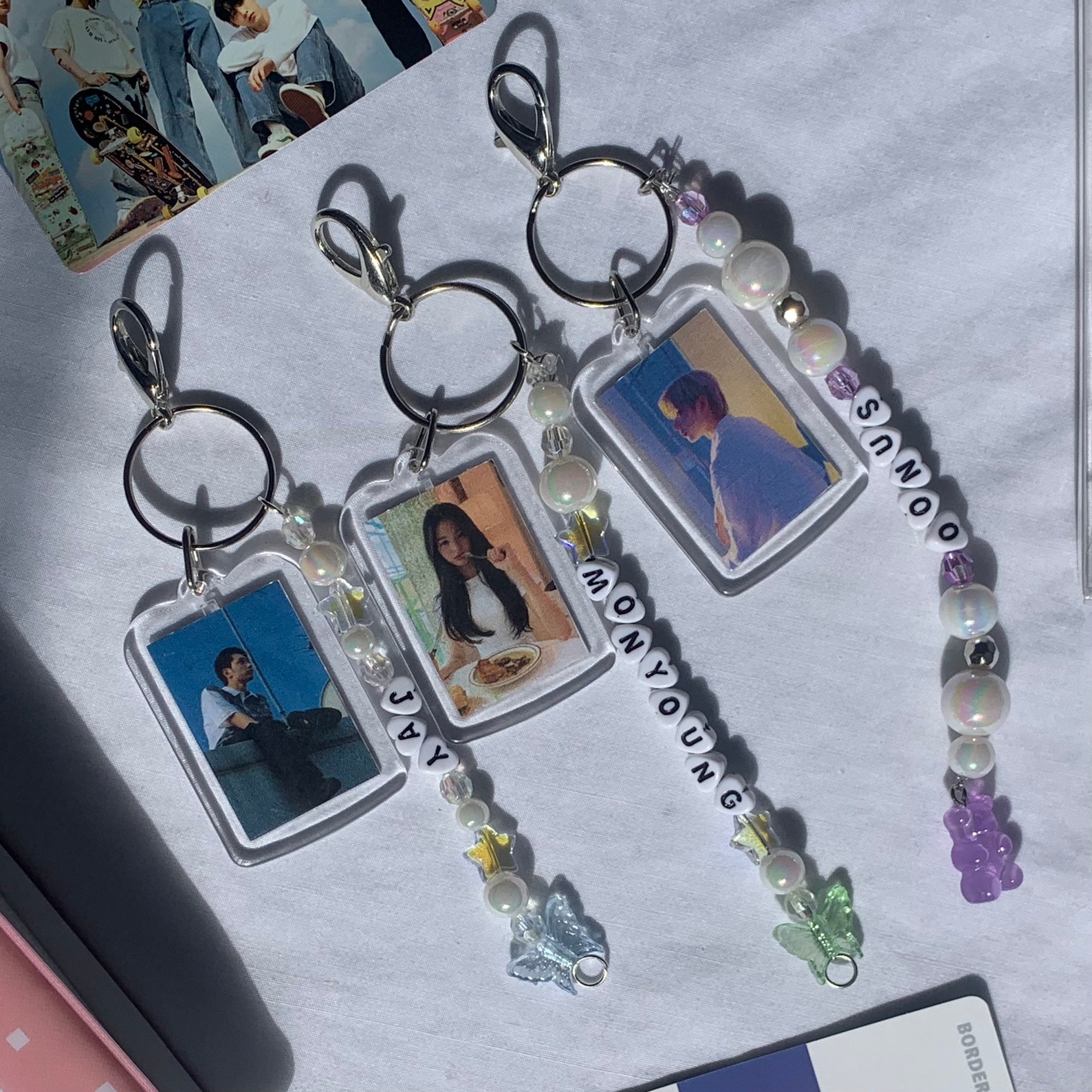 Kpop Keychain customizable Etsy